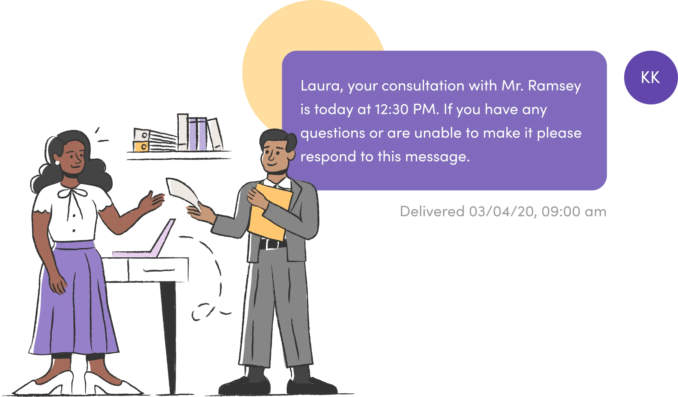 texting for professional services