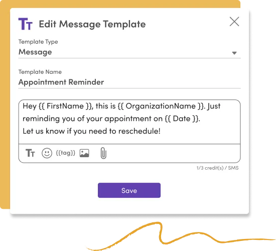 text message templates